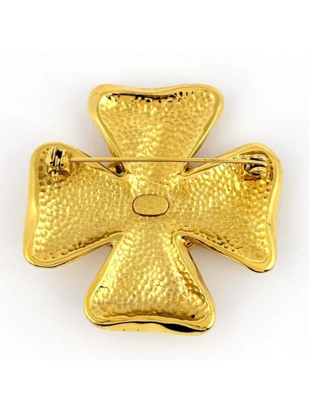 Chanel CC Logo Brooch Gold Plated